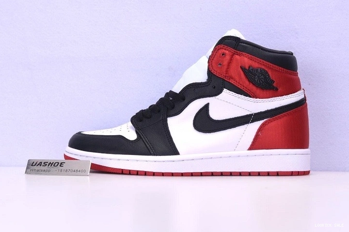 Rep Toe  Black CD0461-016 Jordan Retro Satin 1 High 0512